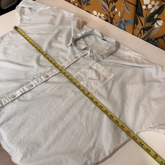 American Eagle Shirt Womens Size XL Tie Dye Oversized Fit Long Sleeve Button Up - Picture 6 of 7